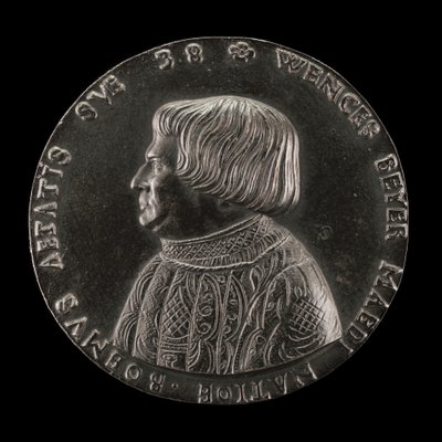 Václav Payer Wenceslaus Beyer, 1488-1537, Lekarz Państwowy Czeski [awers], 1526. autorstwa Master M.P.