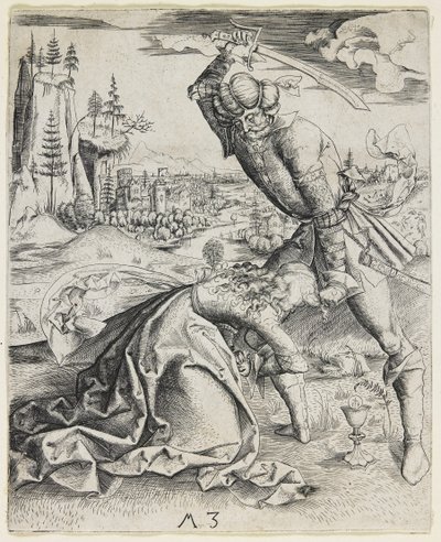Ścięcie św. Barbary, ok. 1501 autorstwa Master MZ