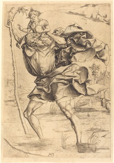 Święty Krzysztof autorstwa Master MZ