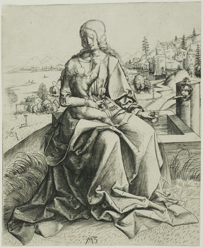 Madonna przy fontannie autorstwa Master MZ