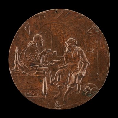 Chrystus i Nikodem, c. 1550. autorstwa Master P.G.
