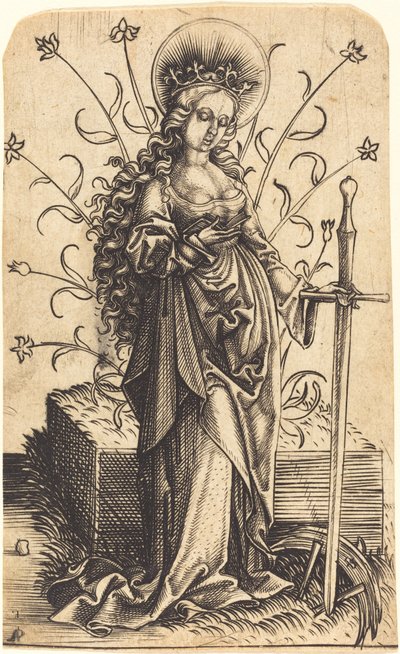 Święta Katarzyna autorstwa Master PW of Cologne