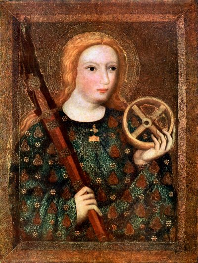Św. Katarzyna, 1365-1367 1955 autorstwa Master Theodoric