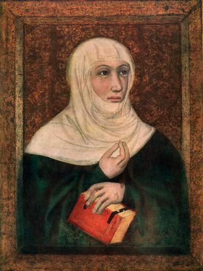 Św. Klara, 1365-1367 1955 autorstwa Master Theodoric