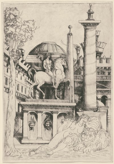 Alegoria męstwa (?) autorstwa Master of 1515