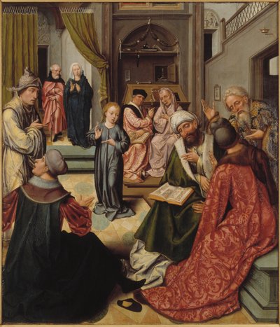 Chrystus wśród lekarzy, 1515. autorstwa Master of 1518.