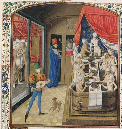 Łaźnia. Z faktów i powiedzeń pamiątek Valeriusa Maximusa, ok. 1470 autorstwa Master of Anthony of Burgundy
