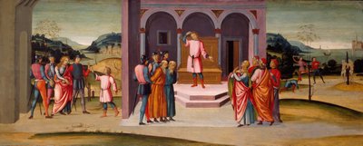 Daniel Saving Susanna, Wyrok Daniela i Egzekucja Starszych, c. 1500. autorstwa Master of Apollo and Daphne