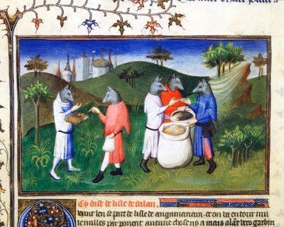 Mężczyźni z psimi głowami, koniec XIII w., początek XV w. autorstwa Master of Boucicaut