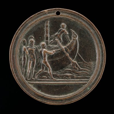 Scena marynarki wojennej. autorstwa Master of Coriolanus