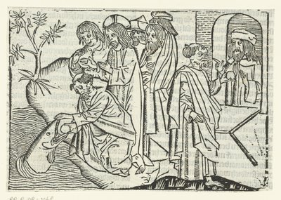 Piotr i podatek świątynny autorstwa Master of Delft (attributed to)