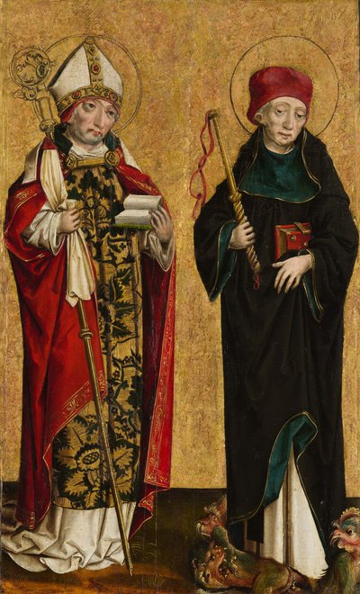 św. Wojciecha i św. Prokopa, ca. 1490-1500. autorstwa Master of Eggenburg