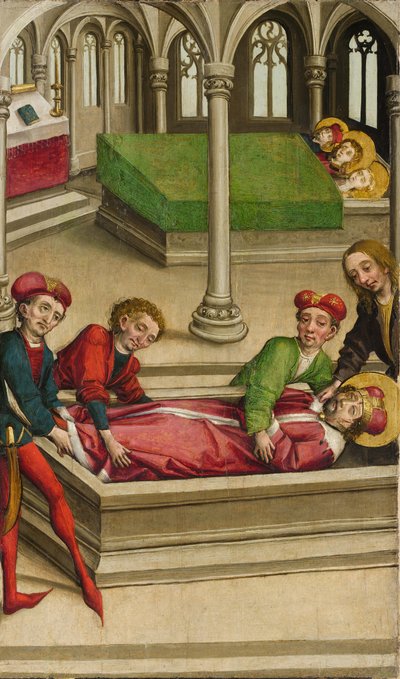 Pogrzeb św. Wacława, ca. 1490-1500. autorstwa Master of Eggenburg