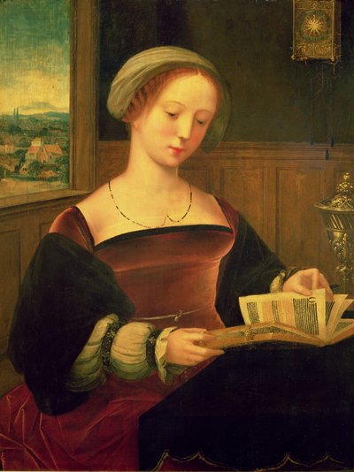 Czytanie Marii Magdaleny autorstwa Master of Female Half Lengths