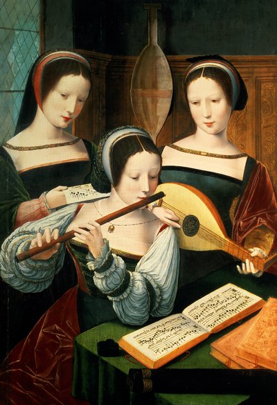 Koncert (patrz także 51374) autorstwa Master of Female Half Lengths