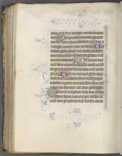 Księga godzin (użytek Utrecht): fol. 174v, tekst autorstwa Master of Gijsbrecht van Brederode