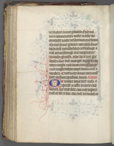 Księga godzin użytkowania Utrechtu: fol. 157v, Tekst, c. 1460-1465. autorstwa Master of Gijsbrecht van Brederode
