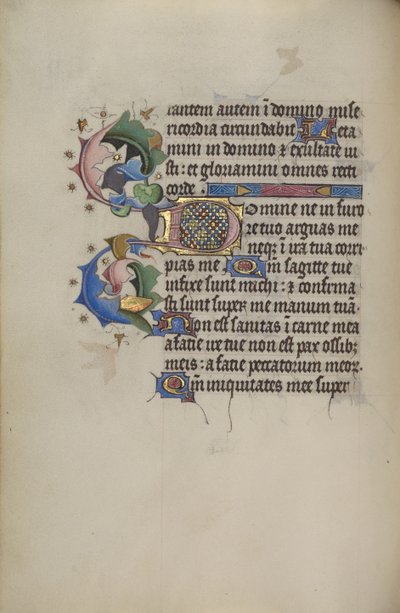 Zdobiony inicjał D autorstwa Master of Guillebert de Mets
