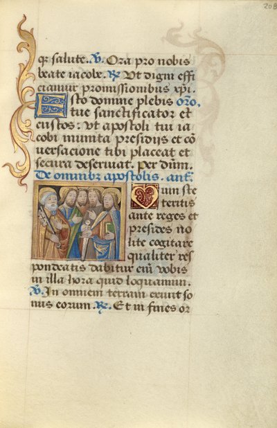 Wszyscy apostołowie autorstwa Master of Jacques de Besançon