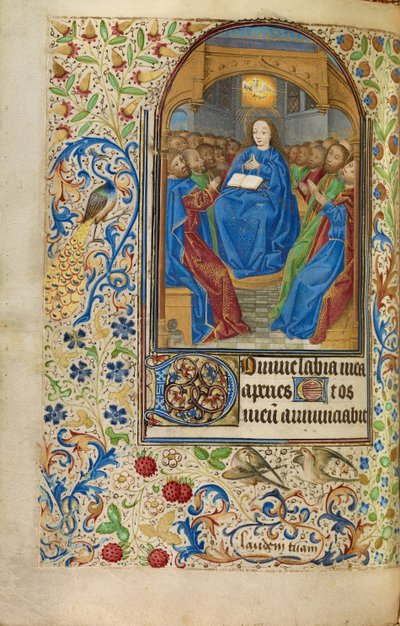 Zesłanie Ducha Świętego autorstwa Master of Jacques of Luxembourg
