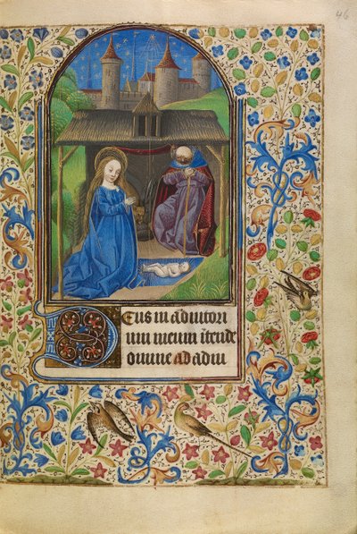 Narodzenie Pańskie autorstwa Master of Jacques of Luxembourg