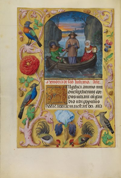 Święty Julianus i jego żona autorstwa Master of James IV of Scotland