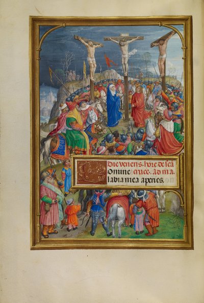 Ukrzyżowanie autorstwa Master of James IV of Scotland
