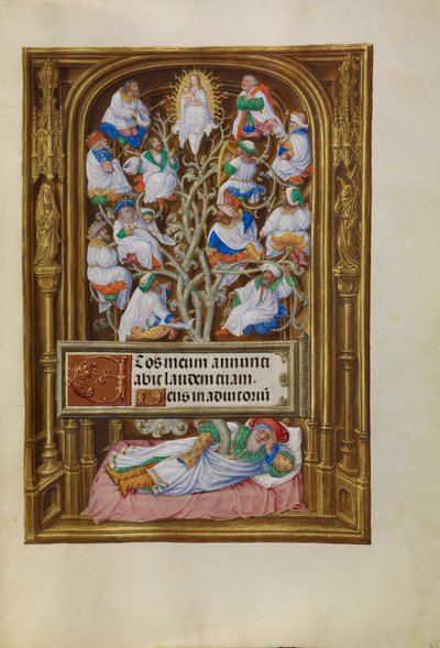 Drzewo Jessego autorstwa Master of James IV of Scotland