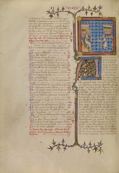 Saul przed Samuelem autorstwa Master of Jean de Mandeville