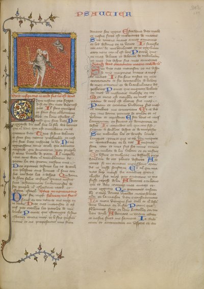 Głupiec i demon autorstwa Master of Jean de Mandeville