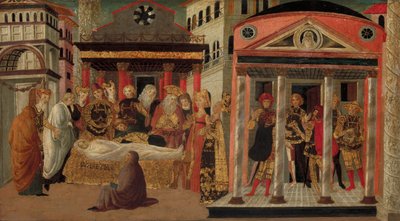 Pogrzeb Lukrecji, koniec XV-początek XVI wieku. autorstwa Master of Marradi