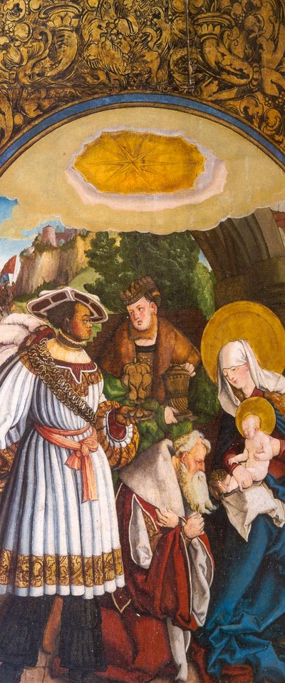 Niemiecki: Pokłon Trzech Króli autorstwa Master of Messkirch