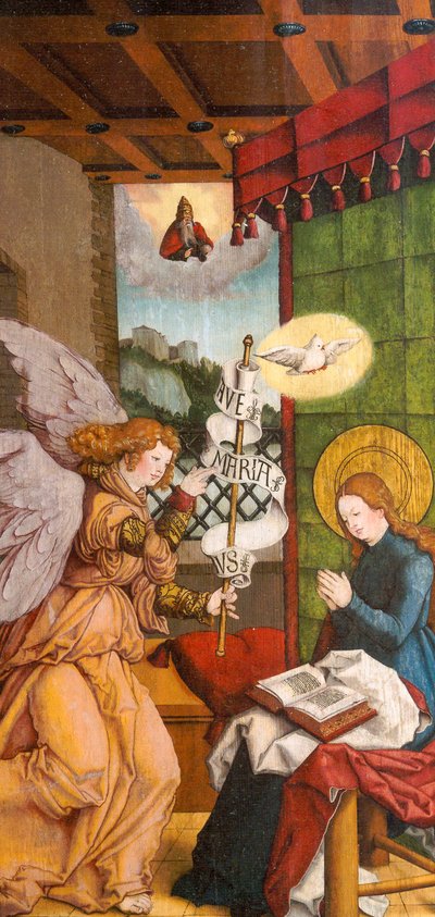 Niemiecki: Zwiastowanie autorstwa Master of Messkirch
