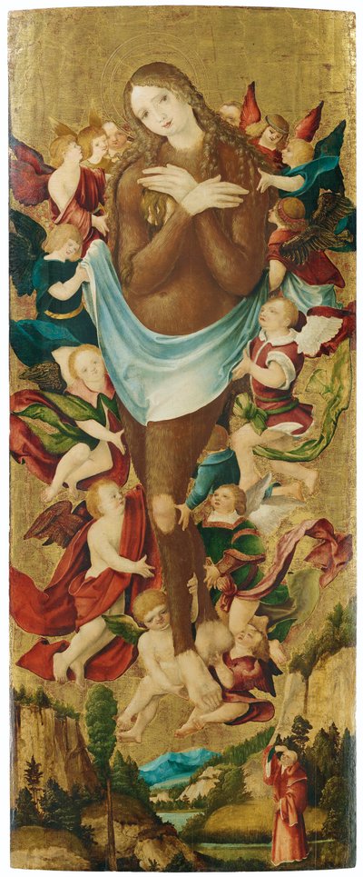 niemiecki: Erhebung der Maria Magdalena Podniesienie Marii Magdaleny autorstwa Master of Messkirch