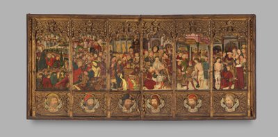 Ołtarz retablo ze scenami pasyjnymi, II poł. XV w. autorstwa Master of Morata