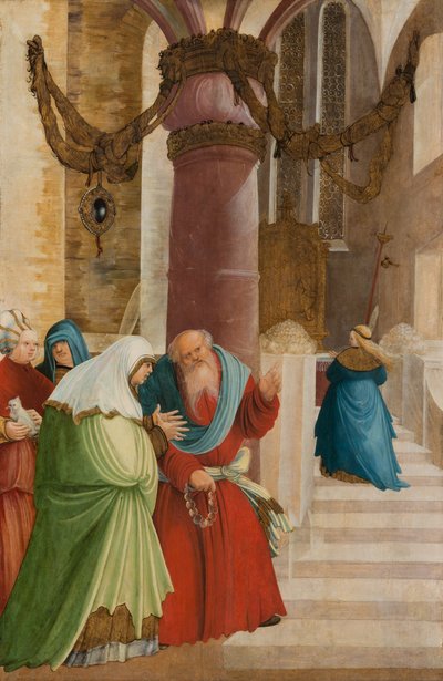 Wejście Najświętszej Bogurodzicy do świątyni, ok. 1509-1510 autorstwa Master of Pulkau