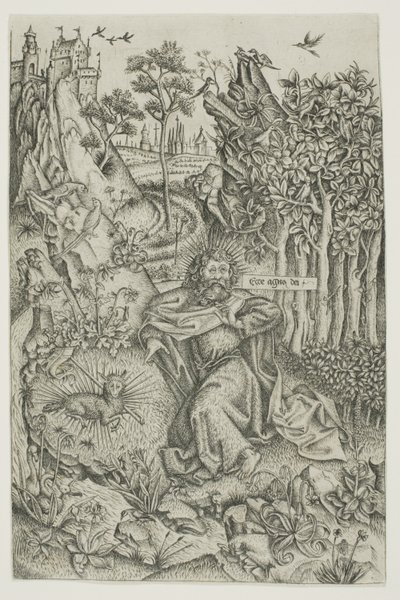 Św. Jan Chrzciciel na pustkowiu autorstwa Master of Saint John the Baptist