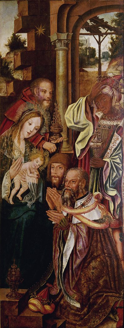 Adoracja Królów, c. 1510 autorstwa Master of Sardoal