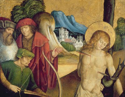 Męczeństwo św. Sebastiana, ok.1505-10 autorstwa Master of Sigmaringen