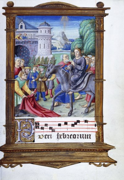 Wjazd do Jerozolimy autorstwa Master of the Anglo Hours