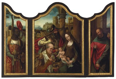 Adoracja Trzech Króli autorstwa Master of the Antwerp Adoration