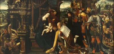 Epifania autorstwa Master of the Antwerp Adoration