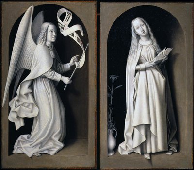 Zwiastowanie, 1489 autorstwa Master of the Baroncelli Portraits