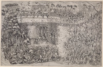 Bitwa pod Fornovo autorstwa Master of the Battle of Fornovo