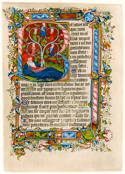 Drzewo Jessego, początek XV wieku. autorstwa Master of the Beaufort Saints