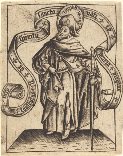 Św. Jakub Większy autorstwa Master of the Berlin Passion