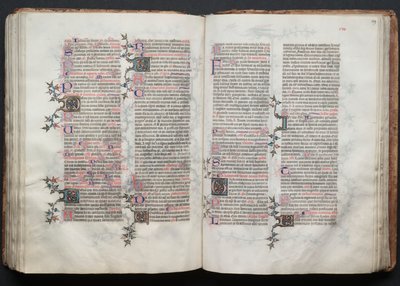 Mszał Gotha: Fol. 119r, Tekst, c. 1375. autorstwa Master of the Boqueteaux