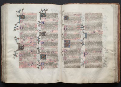 Mszał Gotha: Fol. 121r, Tekst, rozdz. 1375. autorstwa Master of the Boqueteaux