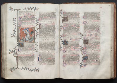 Mszał Gotha: Fol. 125r, Tekst, c. 1375. autorstwa Master of the Boqueteaux