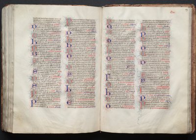 Mszał Gotha: Fol. 139r, Tekst, c. 1375. autorstwa Master of the Boqueteaux